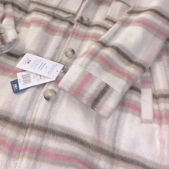 🆕 Women's Sebby Collection Plaid Shacket - Picture 4 of 5